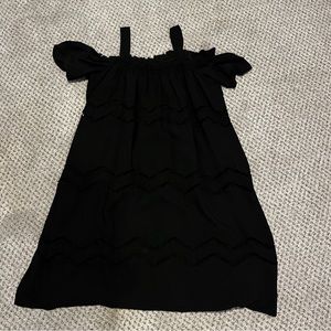 Black cocktail dress